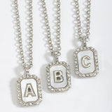 English Letter Fashion Commuter Diamond Necklace – Jewelry Gift Ideas — 1