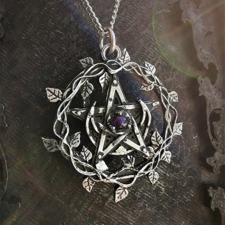 Dark Gothic Punk Vintage Magic Array Pendant Gem – Jewelry Gift Ideas — 1