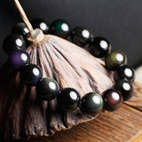 The Rainbow Eye Obsidian PI Xiu Bracelet Couple – Jewelry Gift Ideas — 5