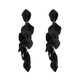 Alloy Spray Paint Multilayer Tassel Petal Earrings – Practical Gifts — 3