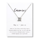 Twelve Constellation Necklace Pendant Female – Jewelry Gift Ideas — 14