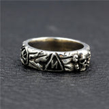 Mens Fashion Simple Sterling Silver Skull Ring – Stylish Gifts — 3