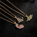 Culture Dinosaur Series Real Gold Electroplated – Jewelry Gift Ideas — 13