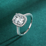 Women's S925 Sterling Silver Princess Ring – Gifts for Her — 8