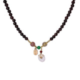 Women's Multi-loop Garnet Peace Clasp Bracelet – Jewelry Gift Ideas — 2