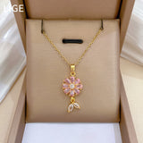 Necklace And Earrings Suite Light Luxury Full – Jewelry Gift Ideas — 3