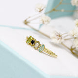 925 Gold Plated Color Natural Gem Ring – Gift Ideas — 5