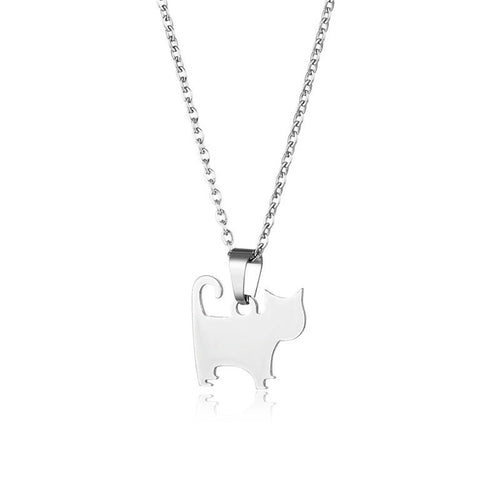 Animal Necklace Cute Kitten 304 Stainless Steel – Jewelry Gift Ideas — 2
