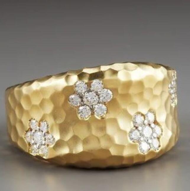 Lady's Flower Ring European And American Retro – Meaningful Gifts — 1