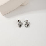 Temperament Youthful-looking Ring Earrings Metal – Everyday Gifts — 5