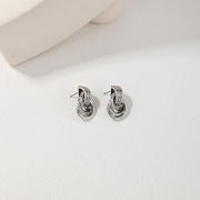 Temperament Youthful-looking Ring Earrings Metal – Everyday Gifts — 5