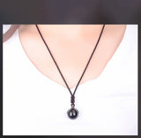 Natural Crystal Pendant Gold Obsidian Obsidian – Jewelry Gift Ideas — 7