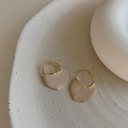 Irregular Dripping Metal Earrings All-match – Small Gift Ideas — 12