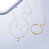 Fashion Necklace Earrings Bracelet Set of 3 – Jewelry Gift Ideas — 3