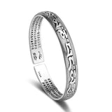 Buddhist Scripture Heart Sutra Silver Plated – Jewelry Gift Ideas — 3