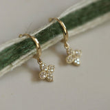 S925 Sterling Silver Micro-embellished Cross Flower – Thoughtful Gifts — 6