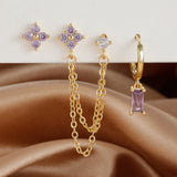 3-piece Set Zircon Birthstone Twelve – Holiday Gift Ideas — 4