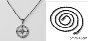 Stainless Steel Compass Circular Necklace – Jewelry Gift Ideas — 5