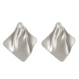 Titanium Steel Pleated Geometric Retro Glossy – Meaningful Gifts — 6