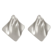 Titanium Steel Pleated Geometric Retro Glossy – Meaningful Gifts — 6