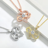 8-word Infinite Symbol Heart Pendant Necklace – Jewelry Gift Ideas — 1