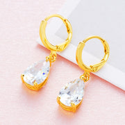 Women's 24K Gold-plated Zircon Earrings – Gifts for Her — 5