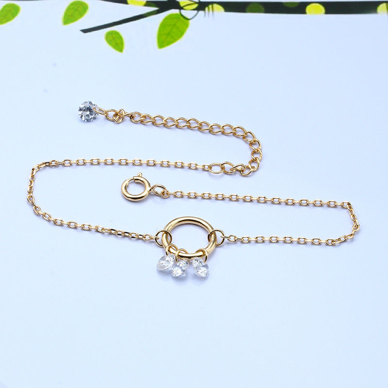 Women's Fashion Personality Circle Zircon Bracelet – Stylish Gifts — 1