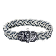 Sterling Silver Vintage Weave Bracelet – Jewelry Gift Ideas — 4