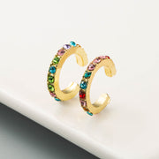 Simple C- Shaped Alloy Diamond Non-pierced Ears Ear – Stylish Gifts — 3