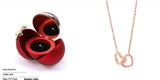 Custom Name Necklace Personalized Double Heart – Jewelry Gift Ideas — 8