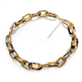 Acetate Acrylic Metal Buckle Stitching Leopard – Jewelry Gift Ideas — 6