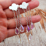 Fashion Magic Raindrops Witchcraft Pagan Earrings – Stylish Gifts — 3