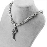 Hip Hop Kirin Ivory Wolf Fang Pendant Dominant – Jewelry Gift Ideas — 3