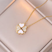 Open And Close Four-leaf Flower Dual-wear – Jewelry Gift Ideas — 18