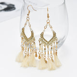 Bohemian Hollow Drop Oil Bead Long Earrings – Holiday Gift Ideas — 6