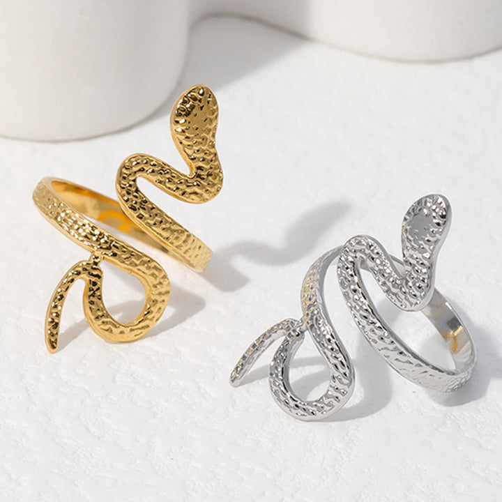 Stainless Steel Ring Adjustable Opening Snake – Special Occasion Gifts — 1