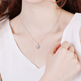 Women's New Eight-pointed Star Moonstone Necklace – Jewelry Gift Ideas — 3