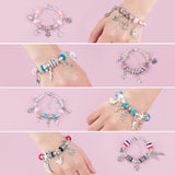 Diy Rainbow Beads Alloy Handmade Bracelet Set – Jewelry Gift Ideas — 4