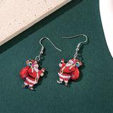 Cartoon Cute Santa Claus Acrylic Earrings – Practical Gifts — 6