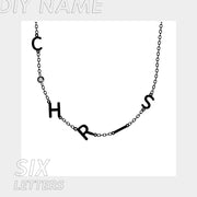 Stainless Steel 26 English Letter Name Necklace – Jewelry Gift Ideas — 7