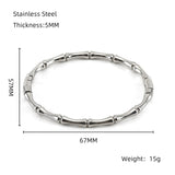 Fashion Bamboo Titanium Steel Bracelet Three – Jewelry Gift Ideas — 6