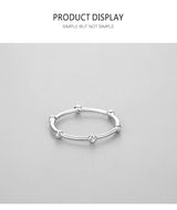 S925 Sterling Silver Simple Ring Female Japanese – Gifts for Her — 11