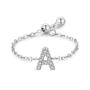 Letter Chain Ring Female Fashion Niche Design Love – Stylish Gifts — 1