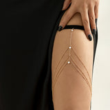 Leisure Beach Pearl Leg Ring Body Chain – Outdoor Gifts — 1