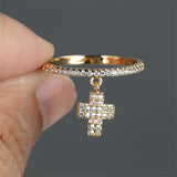 Crown Element Gold-plated Pendant Wedding Ring – Jewelry Gift Ideas — 12