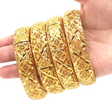 Gold Plated Openwork Copper Bracelet Ethiopia – Jewelry Gift Ideas — 1