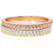 14K Gold Plated Solid 925 Sterling Silver CZ – Birthday Gifts — 3