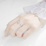 Sterling Silver Planet Love Couple Ring Offsite – Gifts for Couples — 2