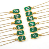 Titanium Steel Fashion Malachite Twelve – Jewelry Gift Ideas — 16
