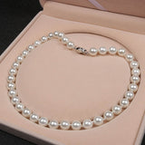 Women's Elegant Round Shell Pearl Necklace – Jewelry Gift Ideas — 3